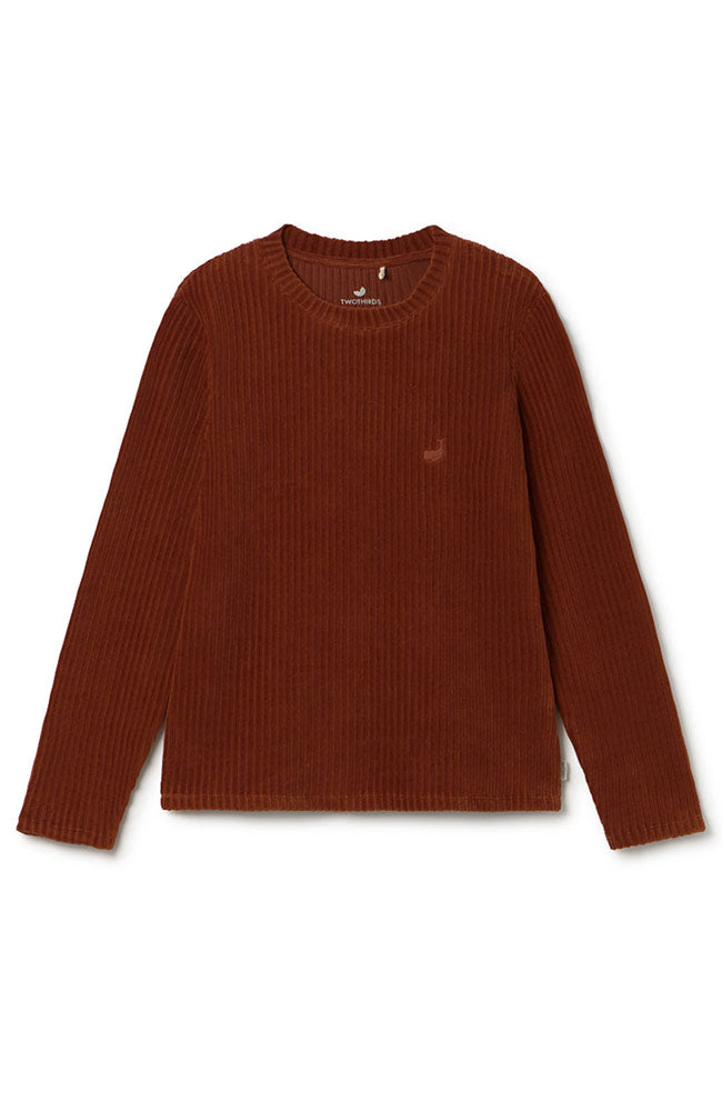 TWOTHIRDS Eparses sweater rood van o.a. 76% bio katoen dames | Sophie Stone