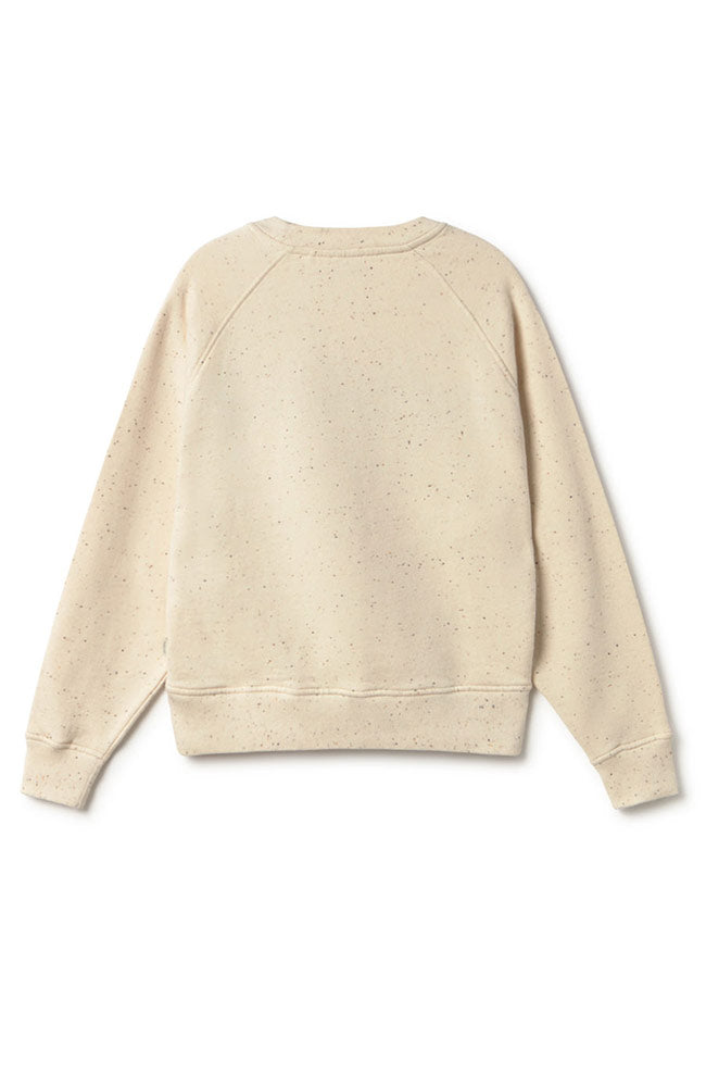 TWOTHIRDS fassol sweater ecru neps 100% bio katoen dames | Sophie Stone