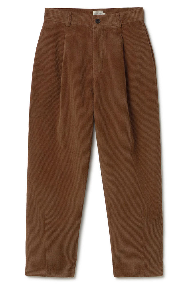 TWOTHIRDS Haruku corduroy broek bruin 100% bio katoen dames | Sophie Stone