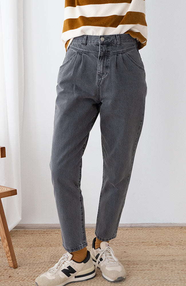 TWOTHIRDS Kiritibati broek dark grey 100% biologisch katoen dames | Sophie Stone