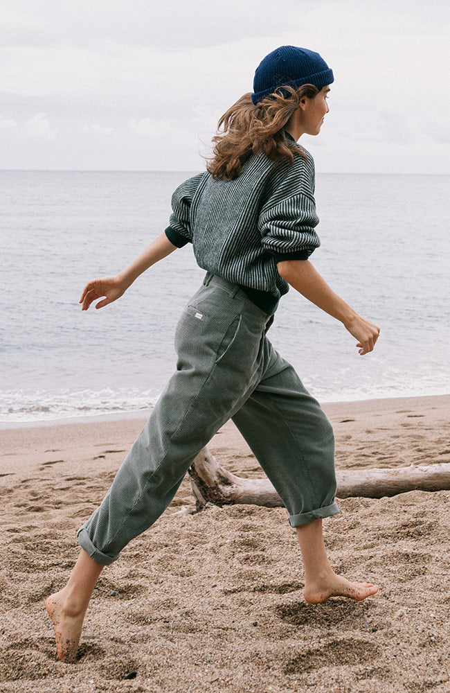 TWOTHIRDS Murvagh trui groen van o.a. 45% wol dames | Sophie Stone