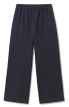 TWOTHIRDS Maipo broek navy stripes van o.a. 48% bio katoen dames | Sophie Stone