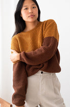 TWOTHIRDS Teresa trui terracotta van o.a. 30% gerecycled wol dames | Sophie Stone