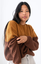 TWOTHIRDS Teresa trui terracotta van o.a. 30% gerecycled wol dames | Sophie Stone