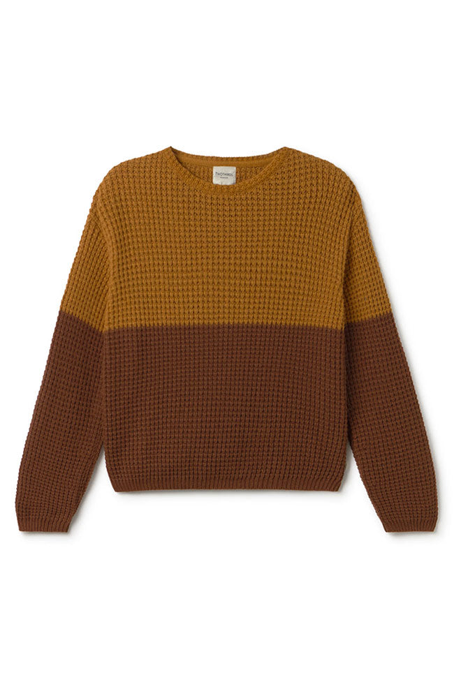 TWOTHIRDS Teresa trui terracotta van o.a. 30% gerecycled wol vrouw | Sophie Stone