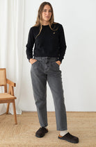 TWOTHIRDS Kiritibati broek dark grey 100% biologisch katoen dames | Sophie Stone