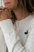TWOTHIRDS Wando sweater ecru neps van o.a. 52% gerecylced katoen dames | Sophie Stone