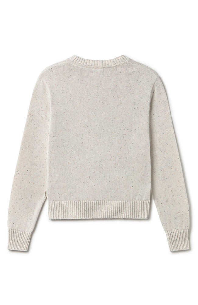 TWOTHIRDS Wando sweater ecru neps van o.a. 52% gerecylced katoen dames | Sophie Stone