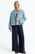 Kings of Indigo Taniya Pants in Blue, made from Lyocell TENCEL, for women | Sophie Stone