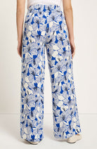 Lanius wide leg broek bloom lapis van lyocell TENCEL voor dames | Sophie Stone