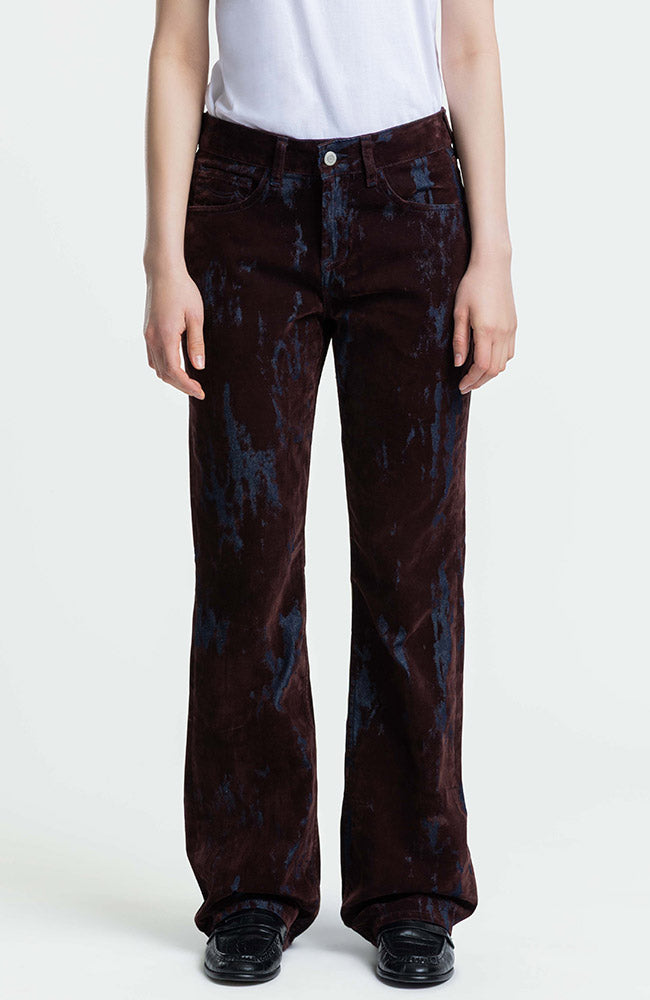 Kings of Indigo Teruko broek fudge 100% GOTS biologisch katoen dames | Sophie Stone