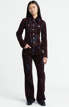 Kings of Indigo Teruko broek fudge 100% GOTS bio katoen dames | Sophie Stone