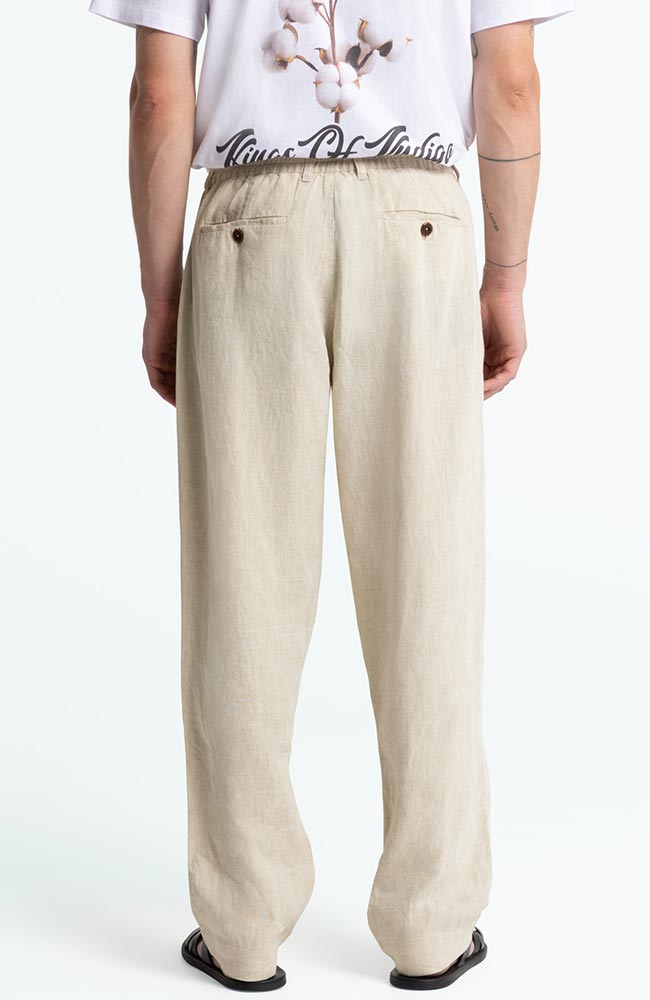 Kings of Indigo Teti-Hose aus ungefärbtem Leinen für Herren | Sophie Stone