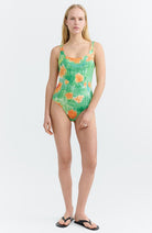 Thinking Mu Amalfi crayon swimsuit made from recycled plastic for women | Sophie Stone 