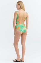 Thinking Mu Amalfi crayon swimsuit made from recycled plastic for women | Sophie Stone 