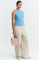 Thinking MU Juliette top blue organic cotton for women | Sophie Stone