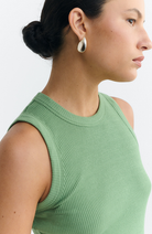 Thinking MU Juliette top green organic cotton