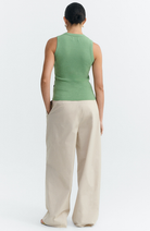 Thinking MU Juliette top green organic cotton for women | Sophie Stone