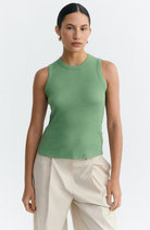 Thinking MU Juliette top green organic cotton for women | Sophie Stone