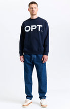 NEW OPTIMIST Tiel sweater navy men | Sophie Stone