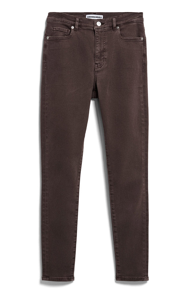 ARMEDANGELS Tillaa skinny jeans claystone grijs van bio katoen dames | Sophie Stone