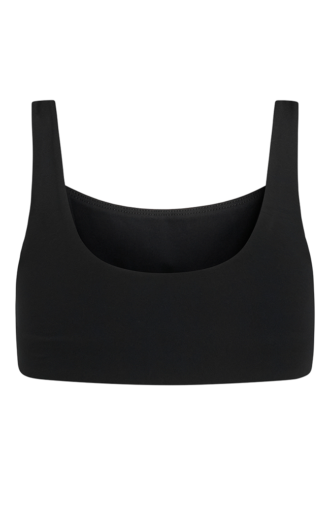 Girlfriend Collective Tommy sports bra RPET black woman | Sophie Stone