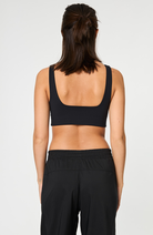 Girlfriend Collective Tommy sports bra black RPET ladies | Sophie Stone