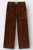Dedicated Vara broek bruin van 98% GOTS bio katoen dames | Sophie Stone