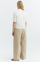 Thinking MU Vainica Ane blouse white organic cotton women's | Sophie Stone