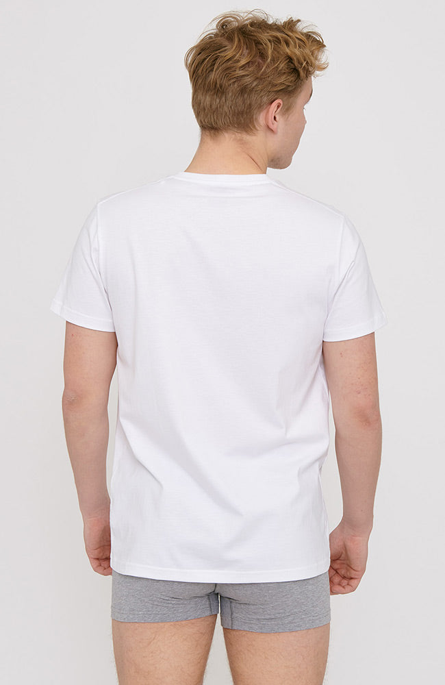 Organic Basics | 2-pack t-shirts wit van duurzaam bio katoen heren | Sophie Stone