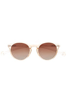 Parafina Isla Transparent Nude Sunglasses made from recycled PET, unisex | Sophie Stone