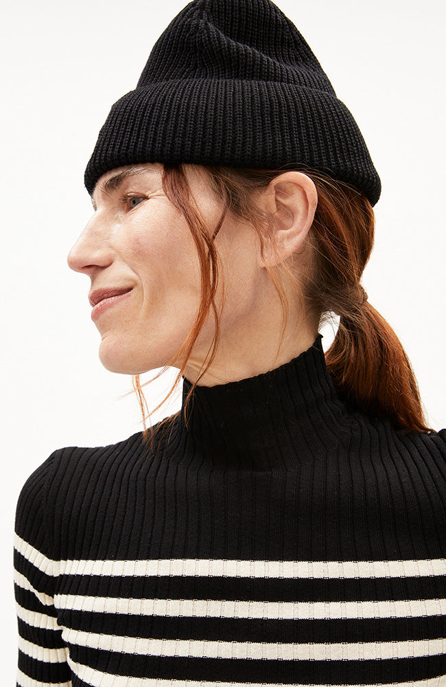 ARMEDANGELS Alaania turtleneck placed stripes | Sophie Stone