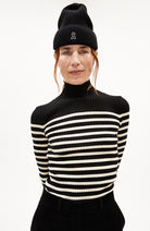 ARMEDANGELS Alaania turtleneck placed stripes van bio katoen dames | Sophie Stone