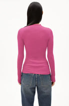 ARMEDANGELS Alaania Rollkragenpullover berry Bio-Baumwolle | Sophie Stone