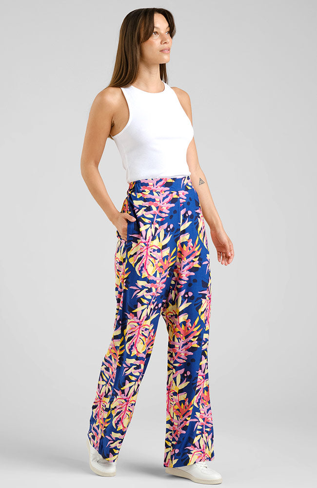 Dedicated Ale pants tropical collage Tencel ladies | Sophie Stone 