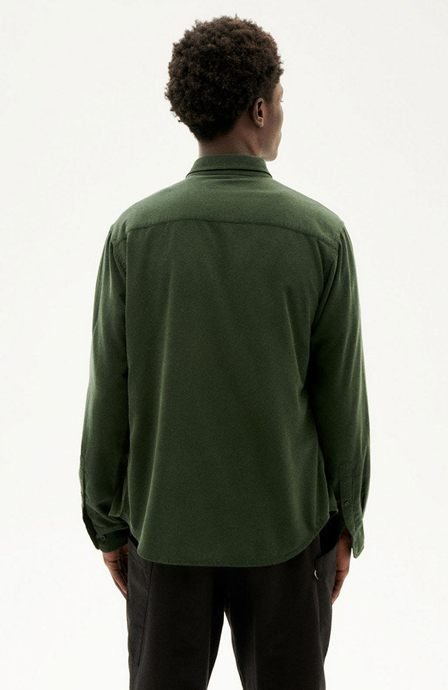 Thinking MU Ant overhemd green biologisch katoen | Sophie Stone