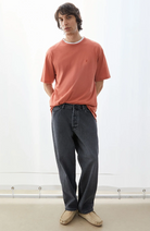 ARMEDANGELS Maarkos T-Shirt rot aus u. a. Leinen für Herren | Sophie Stone