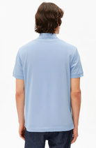 ARMEDANGELS Maario polo wedgwood made from organic cotton for men | Sophie Stone