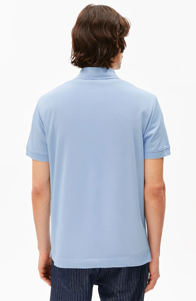 ARMEDANGELS Maario polo wedgwood made from organic cotton for men | Sophie Stone