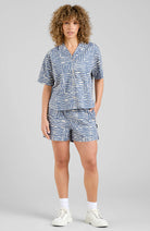 Dedicated Aspudden shorts waves tiles from 100% organic cotton ladies | Sophie Stone