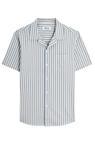 Bask in the Sun Blue Loya shirt made from organic cotton for men | Sophie Stone