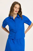 Lanius Blouse lapis van biologisch katoen voor dames | Sophie Stone