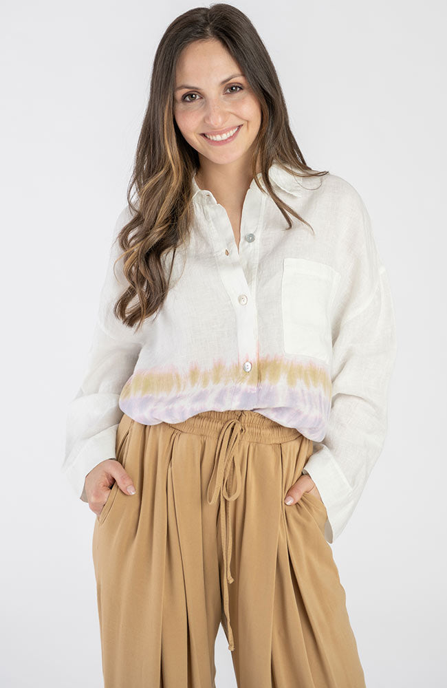 STORY OF MINE Dip Dye blouse gemaakt van duurzaam linnen | Sophie Stone