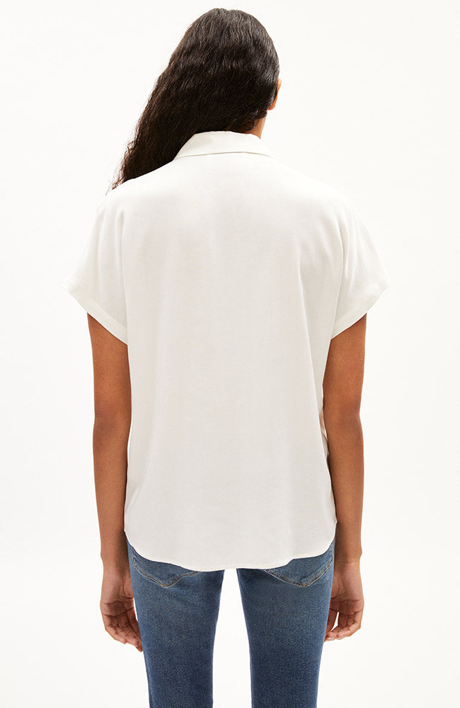ARMEDANGELS Larisaana blouse wit | Sophie Stone