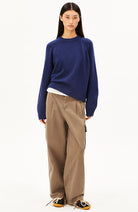 ARMEDANGELS Brushed Cargo Pants, Amberwood, GOTS, 98% Organic Cotton, Women's | Sophie Stone