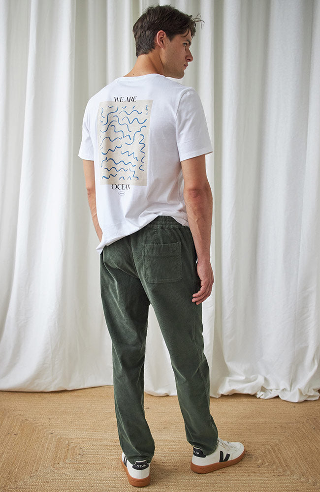 TWOTHIRDS Capitaine t-shirt white from organic cotton for men | Sophie Stone