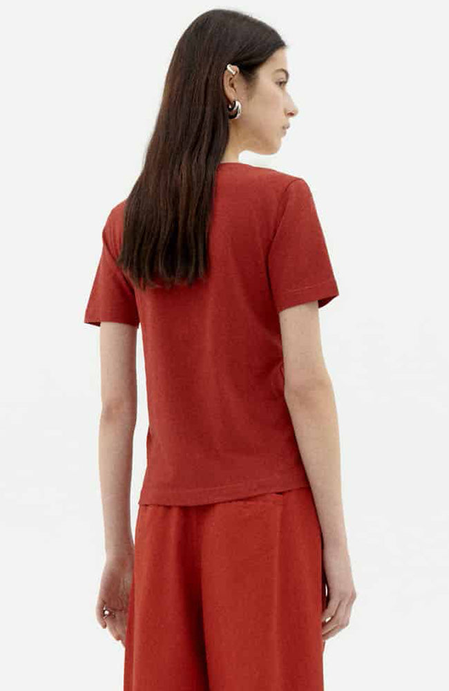 Thinking MU Cassia Hemp T-shirt orange from organic cotton and hemp | Sophie Stone, among others