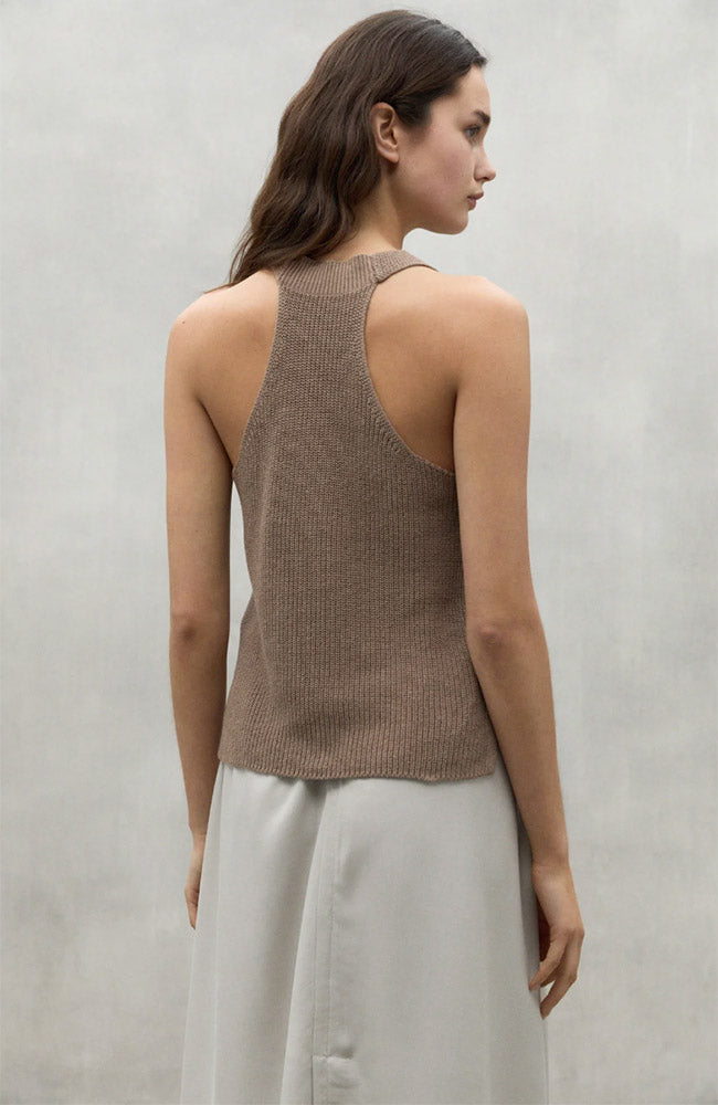 ECOALF Cidro knit top van gerecycled katoen en linnen voor dames | Sophie Stone