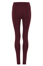 Girlfriend Collective compressive high-rise legging mulberry rood van GRS RPET dames | Sophie Stone