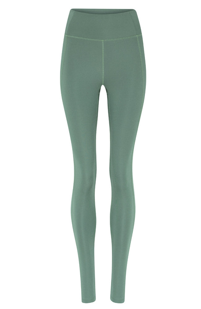 Girlfriend collective compressive high-rise legging hunter RPET dames | Sophie Stone